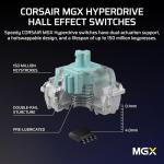 Corsair VANGUARD PRO 96 Wired Hall Effect Magnetic Mechanical Gaming Keyboard – 96% Layout, MGX Hyperdrive Switches, 8000Hz Polling, Rapid Trigger, Virtual Stream Deck, SOCD Flashtap, QWERTY UK