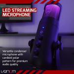 Venom USB Cardioid Streaming Microphone with LED Light Mesh Grill (PS5 / PS4 / PC)