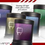 Venom USB Cardioid Streaming Microphone with LED Light Mesh Grill (PS5 / PS4 / PC)