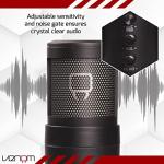 Venom USB Cardioid Streaming Microphone with LED Light Mesh Grill (PS5 / PS4 / PC)