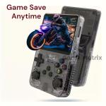 R36S Retro Handheld Video Game Console – up to 512GB, 100K Classic Games, Dual RAM Chips, 3.5" HD Screen, Linux OS, Fast Dispatch, QC Verified
