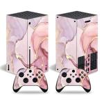 BUCEN Protective Vinyl Skin Decal Cover For X-box Series X Console Skins Wrap Sticker With Two Free Wireless Controller Decals 82400 Decal
