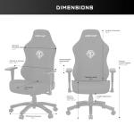 Anda Seat Phantom 3 Gaming Chair - Reclining Video Game Chairs, Ergonomic Gaming Chair, Neck & Lumbar Back Support for Home & Office Desk - Large Premium Black PVC Leather Gamer Chairs for Adults
