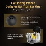 keephifi CCZ MC02 In Ear Monitors, In Ear Headphones Wired 10mm Dual Magnetic DD, Gaming Earbuds Noise Cancelling, IEM Earphones Deep Bass, Gaming Earphone, Wired Earbuds for PC