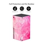 playvital Psychedelic Pink Custom Vinyl Skins for Xbox Series X, Wrap Decal Cover Stickers for Xbox Series X Console Controller