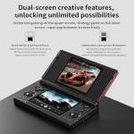 RG DS Foldable Handheld Game Console RK3568 Anbernic RG DS Android 14 System two-Player Joystick Top and Bottom Dual Screen 4 inch OCA Full Touch Screen 4000mAh 3 + 32gb