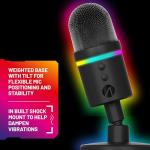 STEALTH Light-Up LED USB Streaming Microphone with Noise Cancelling Function