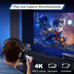 PORTTA HDMI Video Capture Card, Stream and Record in 1080P60 with Ultra-Low Latency, 4K HDMI in/Loop Out, USB 3.0 to PC Compatible with Camcorder/PS4/PS5/Xbox/Nintendo Switch 2/OBS