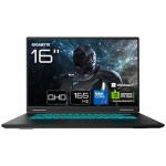 Gigabyte GAMING A16 PRO Laptop - 16“, 165Hz WQXGA, Intel Core 7 240H, RTX 5070 Ti, 32GB LPDDR5X 5600MHz, 1TB Gen4 SSD, Win11 Home, 2 Year Warranty, Dolby Atmos, GAMING A16 PRO DXHG4UKCC4SH