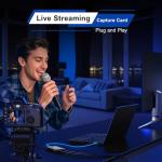 PORTTA HDMI Video Capture Card, Stream and Record in 1080P60 with Ultra-Low Latency, 4K HDMI in/Loop Out, USB 3.0 to PC Compatible with Camcorder/PS4/PS5/Xbox/Nintendo Switch 2/OBS