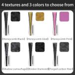 Luck&Link Skin Sticker For PS5 Slim Console Center Part Protection Texture Sticker,For ps5 slim Digital And Disc Edition Host Middle Strip Texture Skin Scratch Resistant(Honeycomb-Pink,FOR PS5 SLIM)