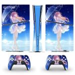 Custom Vinyl Skin Sticker Decal Cover for PS5 Slim Digital Edition Console and Controller Custom PS5 Slim Cover Skin