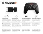 SteelSeries Nimbus+ iOS Wireless Gaming Controller - iPhone, iOS, iPad, Apple TV - 50+ Hour Battery Life - Official Apple-licensed wireless connectivity - Included iPhone mount