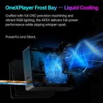 OneXFly Apex Portable Gaming PC with AMD Ryzen AI Max+ 395 CPU, 85Wh Swappable Battery,8-inch 120Hz Display, Liquid Cooling Portable Gaming Handheld, Windows 11,48GB LPDDR5X RAM+1TB PCIe 4.0 SSD