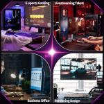 ZER-LON Gaming PC Desktop Computer, Core I7 up to 3.9GHz, Radeon RX 560 4GB GDDR5, 16G DDR3 RAM, 512GB NVME SSD, WiFi 5.0, Prebuilt Gaming PC Tower Computer with 5 RGB Fan