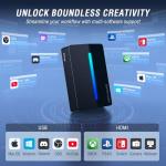 FIFINE Video Capture Card for Audio Video， Live Streaming, Gaming, HD 1080 60fps，4K HDMI, Compatible with PS4/Windows/Mac OS/Switch/Xbox-V3