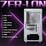 ZER-LON Gaming PC Desktop Computer, Core I7 up to 3.9GHz, Radeon RX 560 4GB GDDR5, 16G DDR3 RAM, 512GB NVME SSD, WiFi 5.0, Prebuilt Gaming PC Tower Computer with 5 RGB Fan