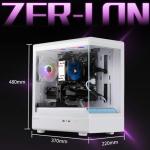 ZER-LON Gaming PC Desktop Computer, Core I7 up to 3.9GHz, Radeon RX 560 4GB GDDR5, 16G DDR3 RAM, 512GB NVME SSD, WiFi 5.0, Prebuilt Gaming PC Tower Computer with 5 RGB Fan