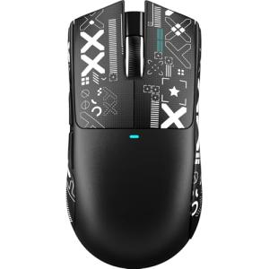ATTACK SHARK X11 SE Wireless Gaming Mouse, PixArt PAW3311 Gaming Sensor, BT/2.4G Wireless/Wired, 22000 DPI, 65 Hours Battery, Office Mice Gamer Mice for Win11/Xbox/PS/Mac (Black+Tape)