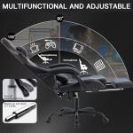 Gaming Chair, Ergonomic Gaming Chair, Computer Chair with Headrest and Lumbar, Racing Computer Chairs, Height Adjustable Rotating PC Chairs, Blue