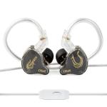 keephifi KBEAR Phoenix Gaming earbuds, Earphones with Mic Noise Reduction, Wired Earbuds with 10mm Dual Magnetic DD and PET Diaphragm, 3.5mm Jack In Ear Monitors, Powerful Bass IEMs for Gaming