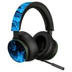 playvital Blue Flame Custom Vinyl Skins for Xbox Series S, Wrap Decal Cover Stickers for Xbox Series S Console Controller