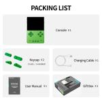 GameSwap Brick Hammer Handheld Game Console [TRIMUI] - CNC Metal Aluminum Body, 3.2 Inch 1024x768 IPS Screen (400 PPI), Allwinner A133P CPU, Retro Gaming Handheld (Green)