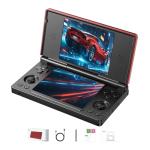 GiipGoop RG DS Handheld Game Consoles RG DS Retro Gaming Console Dual-screen Video Game Console 3+32GB Android 14 Portable Pocket Arcade 40000mAh Battery WiFi Bluetooth HD Output Black