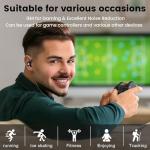 Yeabomy Qkz ak6 Gaming Earbuds with mic,Universal 3.5mm HiFi Sport Headphones in Ear Earphone for Running with Microphone Headset Music Earbuds (with mic, Black)