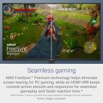 Dell 24 Gaming Monitor - SE2426HG, Full HD (1920x1080), 240Hz, Fast IPS, 0.5ms, AMD FreeSync Premium, 99% sRGB, HDR10, VESA (100x100mm), DisplayPort, 2 HDMI, 3 Year Warranty, Black