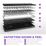 NZXT Function Elite MiniTKL Magnetic RGB Gaming Keyboard - Adjustable Actuation, Dual-Rail Hall Effect Switches, Rapid Trigger, 8K Polling - Enhanced Typing Sound & Feel - UK English Layout - Black