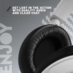 STEALTH C6-100 Gaming Headset Range (Matte White)