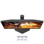 AOC Q27G4SRU 27 inch WQHD Gaming Monitor 320Hz, Fast IPS Panel, 0.3ms MPRT, Adaptive Sync, HDR400, G-Sync Compatible, Height Adjustment, Speakers, (2560x1440 HDMI 2x 2.1 DP 1x 1.4 USB Hub) Black