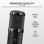 Trust Gaming GXT 256 Exxo USB Streaming Microphone for PC, Laptop and PS4 , Black