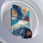 playvital Full Set Skin Sticker for ps5 Slim Console Disc Edition (The New Smaller Design), Vinyl Skin Decal Cover for ps5 Controller & Headset & Charging Station & Media Remote - Dragon's Elysium