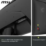 MSI MAG 272F X24 27-Inch Gaming Monitor, 1920x1080, FHD Rapid IPS, 240Hz, 0.5ms, HDR ready, AMD FreeSync Premium, Eye care, AI vision, HDMI 2.0b, DP 1.2a, Frame-less, Vesa Mount, Black