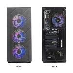 GTR Gaming PC – Ryzen 5 5500 Desktop Computer, Radeon RX 7600 8GB Graphics, 16GB DDR4 RAM, 1TB NVMe SSD, 650W Power Supply, Windows 11 Gaming Desktop PC, Wi-Fi, ARGB Case.