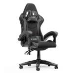 Racingreat Ergonomic Gaming Chair with Adjustable Height, Reclining Feature, Headrest, and Lumbar Support for Adults (Basics, Gray)