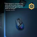 Razer Basilisk Wireless Ergonomic Portable Gaming Mouse: 10 Programmable HyperScroll Controls, Gen-3 Optical Switches, Long Battery Life, AI Prompt, 2.4GHz, Bluetooth
