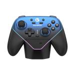 GameSir Super Nova Wireless Gaming Controller for PC/Switch/iOS/Android, Hall Effect Stick & Trigger, Rubberized Grips, RGB Lighting, Swappable ABXY, Detachable Faceplate, 1000mAh with Charging Dock