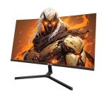 CRUA 24 Inch Curved Gaming Monitor, 180Hz/200Hz FHD 1080P, 1ms Response, AMD FreeSync, Eye-Care Flicker-Free, Frameless Esports Display with HDMI & DP, VESA Wall Mount – Black