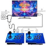 RegiisJoy 32000 in 1 Pandoras Box 78S Retro Arcade Gaming Console, 4 Player 3D Magical Modified Game, Search Save Delete Cheat Function, Favorite List, One-Button Combo, 128G TF, Separate Console