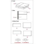 Morbuy PS4 Vinyl Skin Full Body Cover Sticker Decal For Sony Playstation 4 Console & 2 Dualshock Controller Skins (Skull Fire Blue)