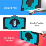 VR Headset for Nintendo Switch 1 & OLED Model, Switch VR Virtual Boy Glasses with Adjustable HD Lenses and Comfortable Head Strap, Labo VR Kit 3D Goggles for Switch Accessories(White&Blue)