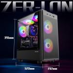 ZER-LON Gaming PC Desktop Computer, Intel Core I5 up to 3.6GHz, RX 550 4G GDDR5, 16G DDR3 RAM, 512GB NVME SSD, WiFi 5.0, Prebuilt Gaming PC Tower Computer with 5 RGB Fan
