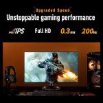ASUS TUF Gaming Series 5 - VG279Q5R Gaming Monitor – 27-inch, Full HD(1920x1080), 200Hz, Fast IPS, ELMB, 0.3ms GTG (min.), Stereo speaker, DisplayWidget Center, AI Visual
