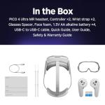 PICO 4 Ultra 256 GB - VR and Mixed Reality Headset: Motion Trackers and Premier League Player Season Pass Included