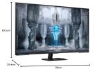 Samsung Odyssey Neo G7 LS43CG700NUXXU 43" 4K UHD Mini LED Smart Gaming Monitor - 3840x2160, 144Hz, 1ms, HDMI 2.1, Full Smart Platform, Speakers, Freesync Premium Pro