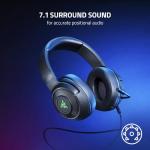 Razer Kraken V3 X USB - Wired USB Gaming Headset (ultra-lightweight at 285g, TriForce 40 mm drivers, HyperClear Cardioid Microphone, 7.1 surround sound, Chroma RGB) Black