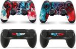 giZmoZ n gadgetZ PS4 Console COLOUR EXPLOSION Skin Decal Vinal Sticker + 2 Controller Skins Set